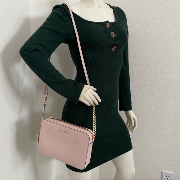 New Michael Kors jet set LG crossbody bag & coin pouch with ID wallet - Picture 9 of 16